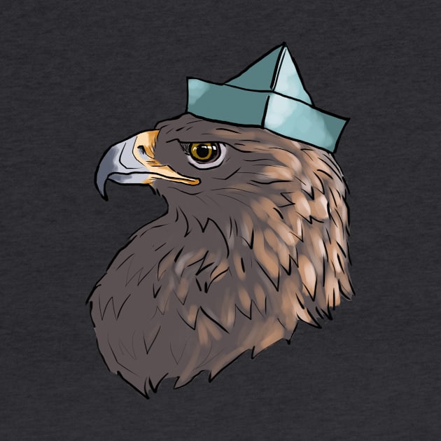 Paper Hat Eagle by dakeos